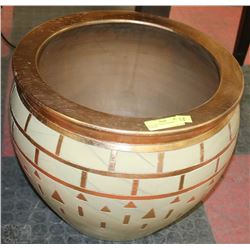 NEW LARGE GOLD COLORED PLANTER