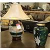 Image 1 : SUN/MOON DECORATIVE VASE AND TABLE LAMP