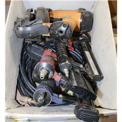 BOX OF 3 AIR NAILERS AND AIR COIL NAILER