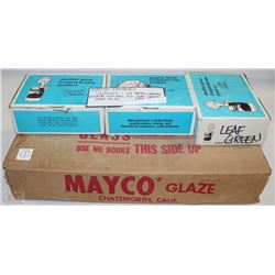 #1)MAYCO POTTERY GLAZES,UNDERGLAZES &  STAINS