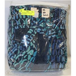 NEW MEDIUM NO HOOD BLUE COTTON ROBE