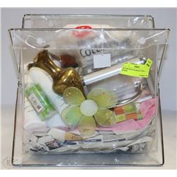 DECORATIVE STORAGE CONTAINER W/NEW