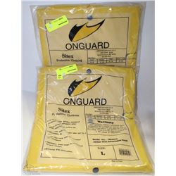 TWO ON GUARD SIZE LARGE RAIN JACKETS