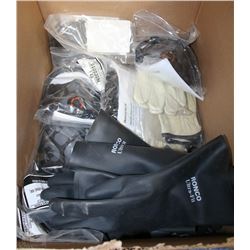 BOX WITH HONEYWELL AIR PURIFYING RESPIRATORS AND