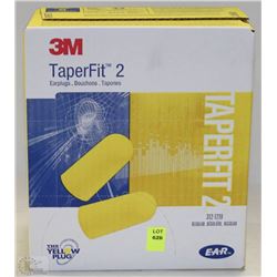 BOX OF 3M EARPLUGS (200PRS)