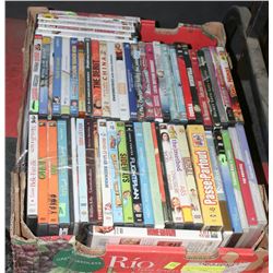 BOX OF 60 ASSORTED DVD MOVIES