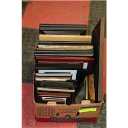 BOX FULL OF PICTURE FRAMES