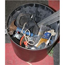 BUCKET WITH ASSORTED TOOLS