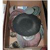 Image 1 : BOX WITH LARGE ASST OF SANDING AND GRINDING WHEELS