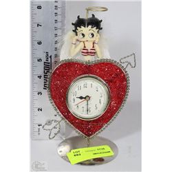 BETTY BOOP QUARTZ CLOCK