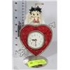 Image 1 : BETTY BOOP QUARTZ CLOCK