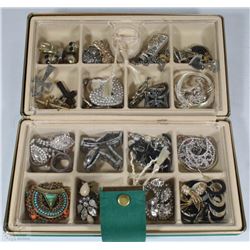 JEWELLERY ORGANIZER TRAVEL CASE WITH CONTENTS