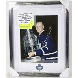 JOHNNY BOWER GUARANTEED AUTHENTIC AUTOGRAPH