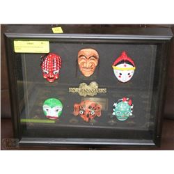 KOREAN COLLECTOR MASKS IN FRAME