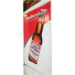 BUDWEISER METAL TIN BAR SIGN 24" X 18"
