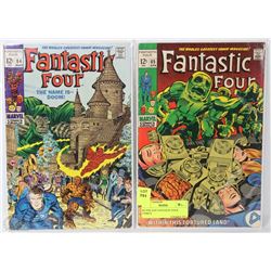 SILVER AGE FANTASTIC FOUR COMICS