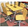 Image 1 : TABLE WITH 6 CHAIRS