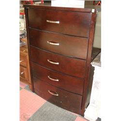 CHERRYWOOD 5 DRAWER CHEST OF DRAWERS