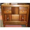 Image 1 : WOOD 2 DRAWER NIGHT STAND
