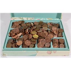 ESTATE PENNY COLLECTION IN JEWELLEY BOX