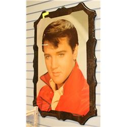 YOUNG "ELVIS" ON WOOD