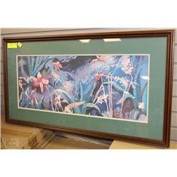 34"X 18" FLOWER PAINTING