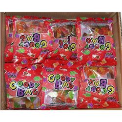 CASE OF 24-120G GOODYBAGS ASSORTED GUMMY CANDY