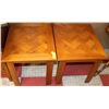 Image 1 : TWO MATCHING WOOD END TABLES