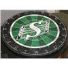 Image 1 : SASKATCHEWAN ROUGHRIDERS DELUXE BRISTLE DARTBOARD