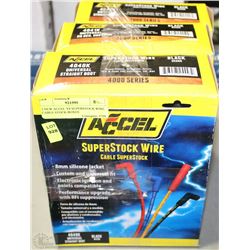 3 NEW ACCEL V8 SUPERSTOCK WIRE CABLE STOCK BOXES