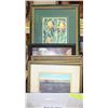 Image 1 : ASSORTED FRAMED ARTWORK PRINTS INCL SET OF 4