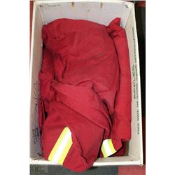 3 PAIRS OF SIZE 54 FIRE RETARDENT COVERALLS