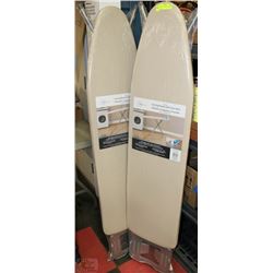 2 NEW IRONING BOARDS WITH IRON RESTS
