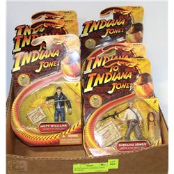 COLLECTION OF 6 INDIANA JONES FIGURINES