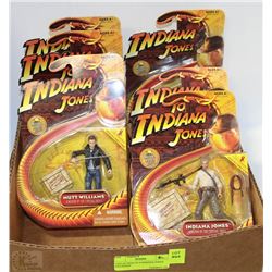 COLLECTION OF 6 INDIANA JONES FIGURINES