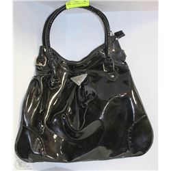REPLICA PRADA PURSE - LATEX BLACK