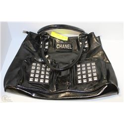 REPLICA CHANEL PURSE BLACK W/STUDS