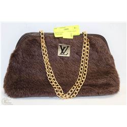 REPLICA LOUIS VUITTON - FAUX FUR PURSE