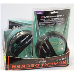LOT OF 3 DIGITAL COAZ 250 DCX 1M ENTRY LEVEL CABLE