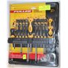 Image 1 : FULLER 37 PIECE SCREWDRIVER SET WITH WALLMOUNT