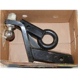 BOX W/RING HITCH AND DROP-DOWN HITCH