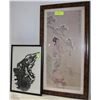 Image 1 : LOT OF TWO PICTURES ONE ORIENTAL (14"X26") AND