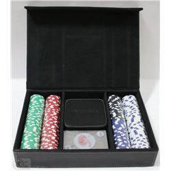 NEW CHIVAS POKER SET IN CASE