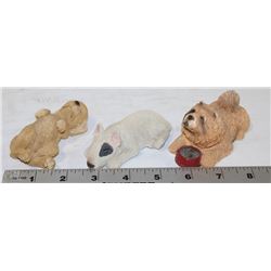 VINTAGE SANDICAST LIL' SNOOZERS DOG COLLECTION