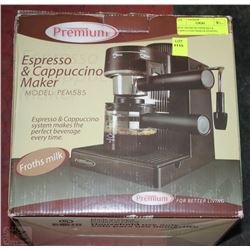 NEW PREMIUM ESPRESSO & CAPPUCCINO MAKER (PEM585)