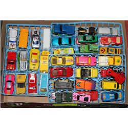 3 FLATS OF TOY CARS