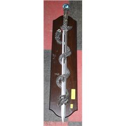 LARGE DRAGON BALL DECORATION SWORD WITH STAND