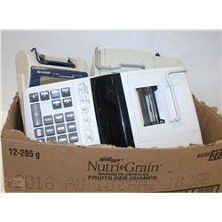 LOT OF 3 DESKTOP CALCULATORS