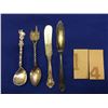 Image 1 : Sterling Silverware lot of 4 pieces, two spoon & two Knife (66,25 gr)