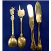 Image 2 : Sterling Silverware lot of 4 pieces, two spoon & two Knife (66,25 gr)